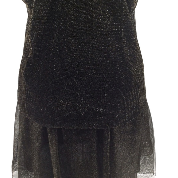 Marilyn Monroe Plus Size Black and Gold Tulle Skirt Set - Picture 7 of 15